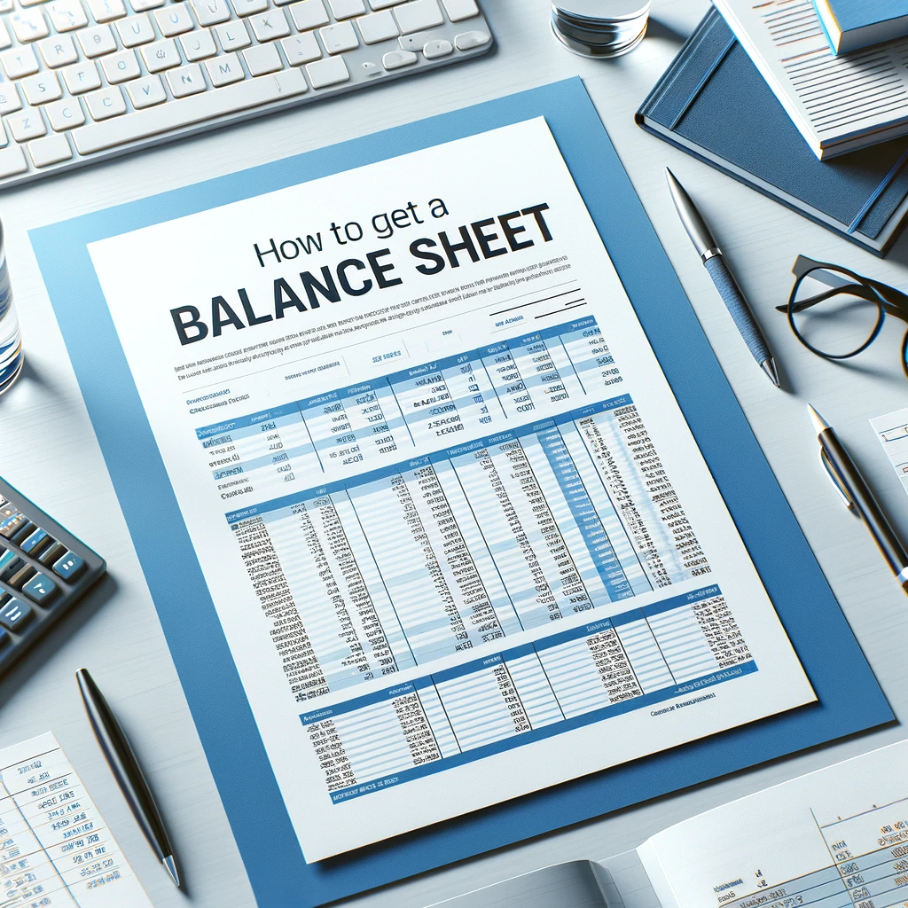 How to Get a Balance Sheet of a Company